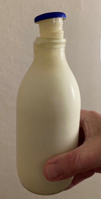 Picture of Frozen milk bottle