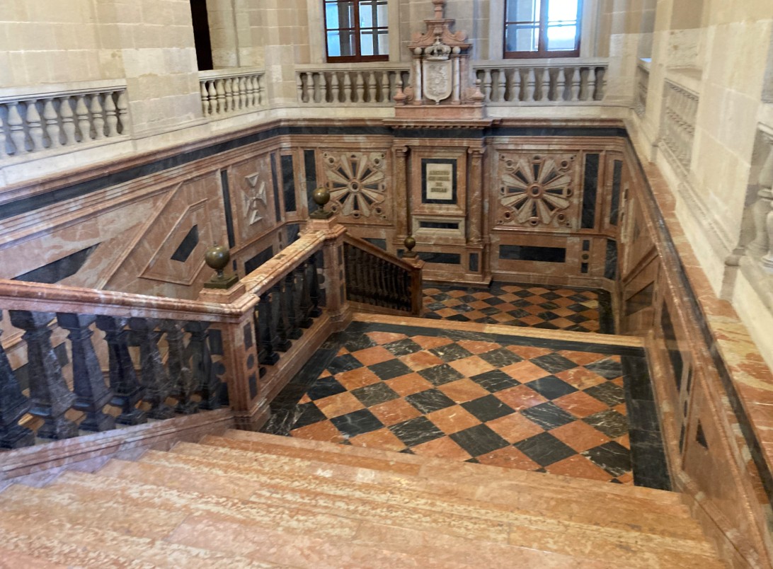 staircase in the Archive of the Indies by Cracking Retirement